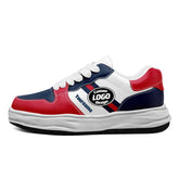 Custom Red Blue New England Shoes Personalized Sneaker FN032-D020389-26